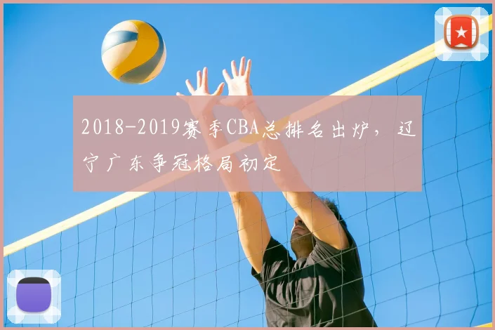 2018-2019赛季CBA总排名出炉，辽宁广东争冠格局初定