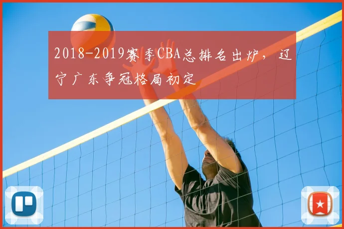 2018-2019赛季CBA总排名出炉，辽宁广东争冠格局初定