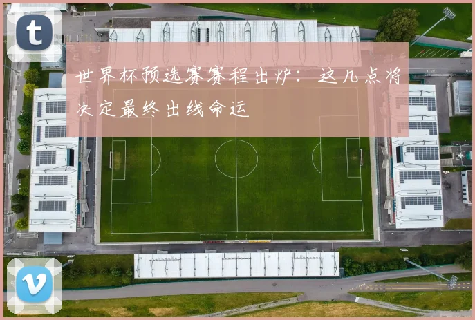 世界杯预选赛赛程出炉：这几点将决定最终出线命运